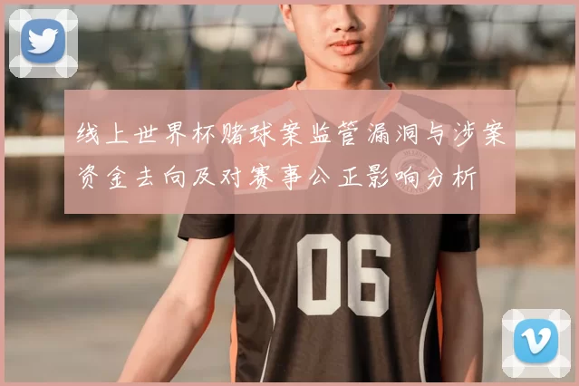 线上世界杯赌球案监管漏洞与涉案资金去向及对赛事公正影响分析